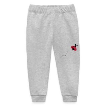 Marienkäfer - Baby Organic Jogginghose Baby Tumbler von Stanley/Stella - Grau meliert - Vorne