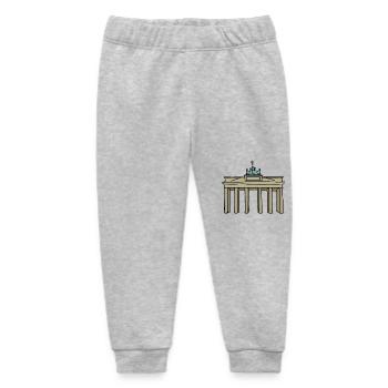 Berlin Brandenburger Tor - Baby Organic Jogginghose Baby Tumbler von Stanley/Stella - Grau meliert - Vorne