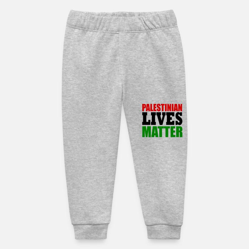 palestinian lives matter - Pantalon de jogging bébé bio Stanley/Stella - gris chiné