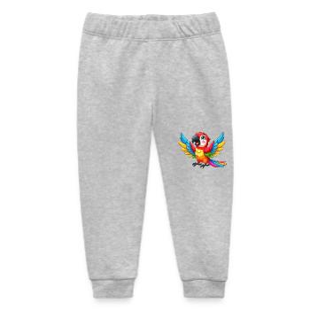 Parrot - Baby Organic Sweatpants by Stanley/Stella - heather grey - Front