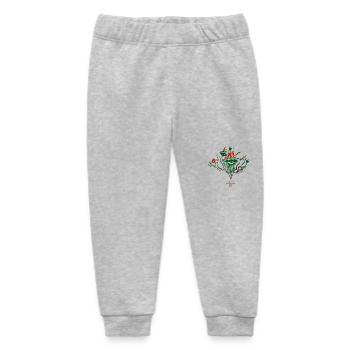 Chinesisch_Blumen in der Verbotene Stadt_Lotus1420 - Baby Organic Jogginghose Baby Tumbler von Stanley/Stella - Grau meliert - Vorne