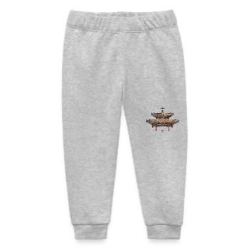 Chinesisch_Architektur_Zhichun1886_Sommerpalast - Baby Organic Sweatpants by Stanley/Stella - heather grey - Front