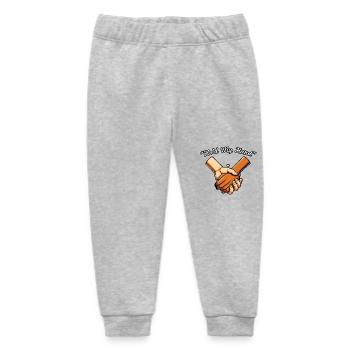 Lyrics Music Lovers Songwriters Music Festival - Baby Organic Sweatpants by Stanley/Stella - heather grey - Front