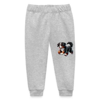 Bernese Mountain Dogs - Baby Organic Sweatpants by Stanley/Stella - heather grey - Front