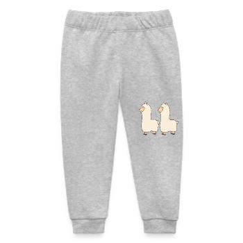 Lama Double Pack - Baby Organic Sweatpants by Stanley/Stella - heather grey - Front