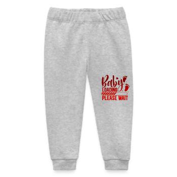 Baby lädt Babes Frauen Mutter Design Neugeborenes - Baby Organic Jogginghose Baby Tumbler von Stanley/Stella - Grau meliert - Vorne