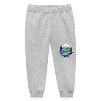 Ruhige Landschaft Ruhig Beschauliche Natur Im Freien - Baby Organic Jogginghose Baby Tumbler von Stanley/Stella - Grau meliert - Vorne