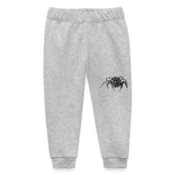 Jumping Spider Cute Spider Phidippus Arachnide - Baby Organic Sweatpants by Stanley/Stella - heather grey - Front