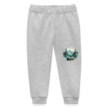 Ruhige Landschaft Ruhig Beschauliche Natur Im Freien - Baby Organic Jogginghose Baby Tumbler von Stanley/Stella - Grau meliert - Vorne