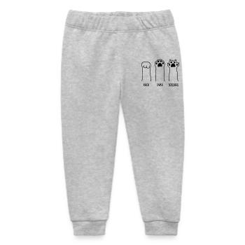 Rock Paper Scissors - Baby Organic Sweatpants by Stanley/Stella - heather grey - Front