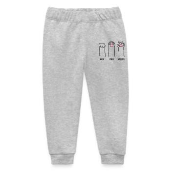 Rock Paper Scissors - Baby Organic Sweatpants by Stanley/Stella - heather grey - Front