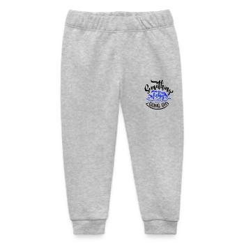 Something fishy going on - Baby Organic Sweatpants by Stanley/Stella - heather grey - Front