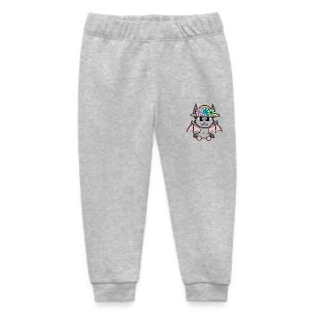 Halloween Bat Bats Kids Child - Baby Organic Sweatpants by Stanley/Stella - heather grey - Front