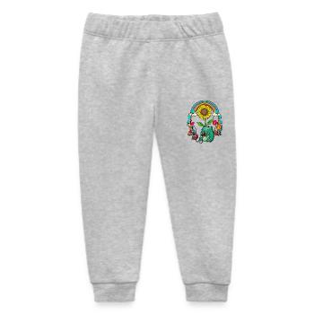 Frosch Frösche Kröte Kinder Kind - Baby Organic Jogginghose Baby Tumbler von Stanley/Stella - Grau meliert - Vorne