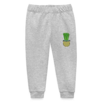 Leeks Vegetables Leek Cook Cooks Cook Cook Gardener - Baby Organic Sweatpants by Stanley/Stella - heather grey - Front