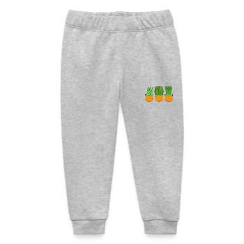 Küchen Gemüse Vegetarisch kochen Koch Köche - Baby Organic Jogginghose Baby Tumbler von Stanley/Stella - Grau meliert - Vorne