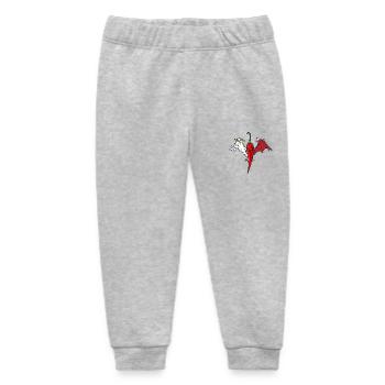Chilly himmlisch scharf Pepperonie - Baby Organic Jogginghose Baby Tumbler von Stanley/Stella - Grau meliert - Vorne