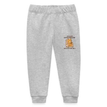 Katzentherapie - Baby Organic Jogginghose Baby Tumbler von Stanley/Stella - Grau meliert - Vorne