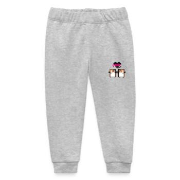 Zwillingshamster - Baby Organic Jogginghose Baby Tumbler von Stanley/Stella - Grau meliert - Vorne