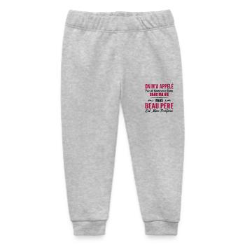 Called but Father-in-Law, Father-in-Law Gift - Baby Organic Sweatpants by Stanley/Stella - heather grey - Front
