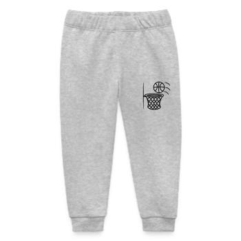 Basketball korb - Baby Organic Jogginghose Baby Tumbler von Stanley/Stella - Grau meliert - Vorne