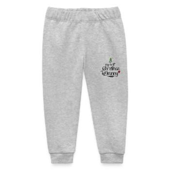 My first Christmas as Granny - Baby Organic Jogginghose Baby Tumbler von Stanley/Stella - Grau meliert - Vorne