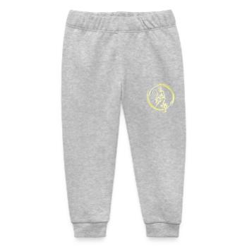 Tennis Players - Baby Organic Sweatpants by Stanley/Stella - heather grey - Front