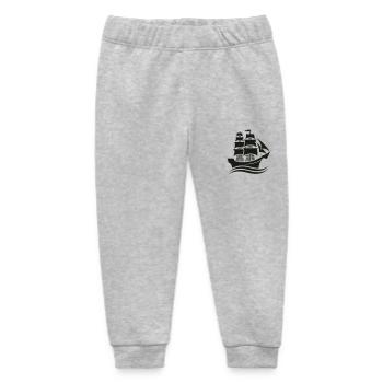 schiff - Baby Organic Jogginghose Baby Tumbler von Stanley/Stella - Grau meliert - Vorne