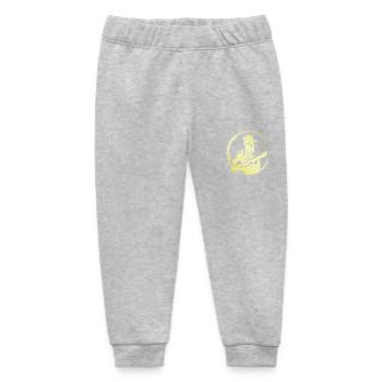 Baseball Mann - Baby Organic Jogginghose Baby Tumbler von Stanley/Stella - Grau meliert - Vorne