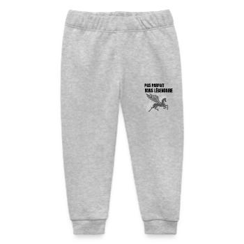 NOT PERFECT BUT LEGENDARY - Baby Organic Sweatpants by Stanley/Stella - heather grey - Front