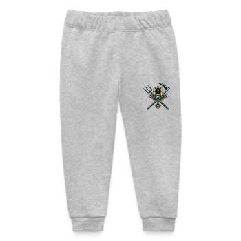 Agriculture Logo - Baby Organic Sweatpants by Stanley/Stella - heather grey - Front