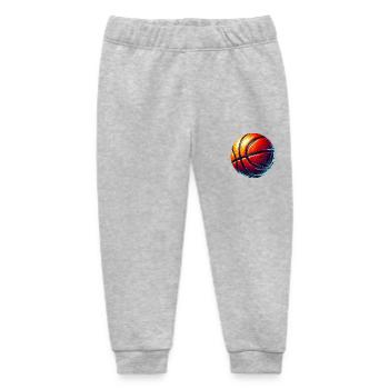 Basketball - Baby Organic Jogginghose Baby Tumbler von Stanley/Stella - Grau meliert - Vorne