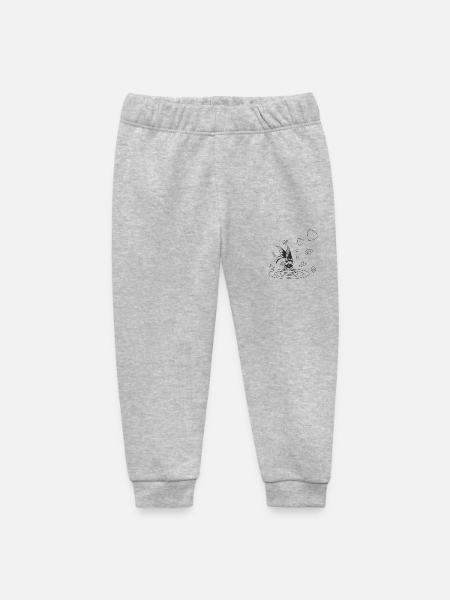 Kingyo Goldfish (Black) - Baby Organic Sweatpants by Stanley/Stella - heather grey