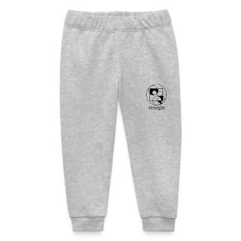 Geometry straight - Baby Organic Sweatpants by Stanley/Stella - heather grey - Front