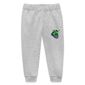 Sportmotorrad grün - Baby Organic Jogginghose Baby Tumbler von Stanley/Stella - Grau meliert - Vorne