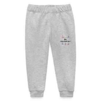 Jau denn man tau maritim - Baby Organic Jogginghose Baby Tumbler von Stanley/Stella - Grau meliert - Vorne