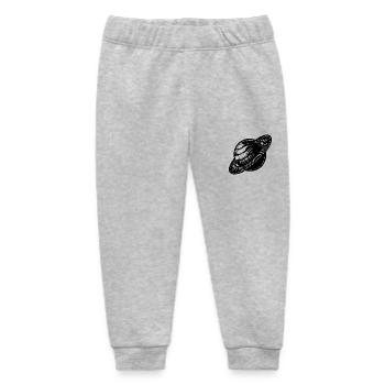 Ringplanet Saturn mit Ringssystem im Sonnensystem - Baby Organic Jogginghose Baby Tumbler von Stanley/Stella - Grau meliert - Vorne