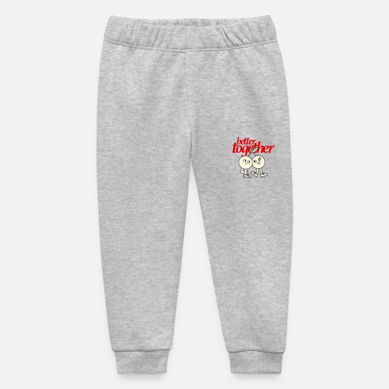 Mieux ensemble - Pantalon de jogging bébé bio Stanley/Stella - gris chiné