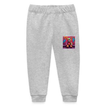 Streetbaer - Baby Organic Sweatpants by Stanley/Stella - heather grey - Front