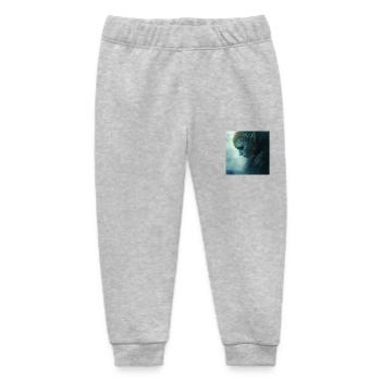 Elfe - Baby Organic Jogginghose Baby Tumbler von Stanley/Stella - Grau meliert - Vorne