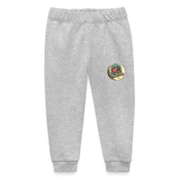 Retro computers: The beginnings of technology! - Baby Organic Sweatpants by Stanley/Stella - heather grey - Front