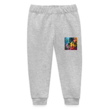 Information level - Baby Organic Sweatpants by Stanley/Stella - heather grey - Front