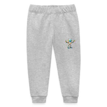 Motivation Algorithm - Baby Organic Sweatpants by Stanley/Stella - heather grey - Front