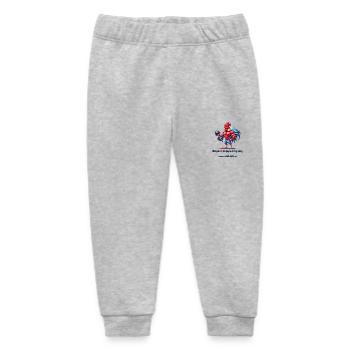 Gym Legday funny saying - Baby Organic Sweatpants by Stanley/Stella - heather grey - Front