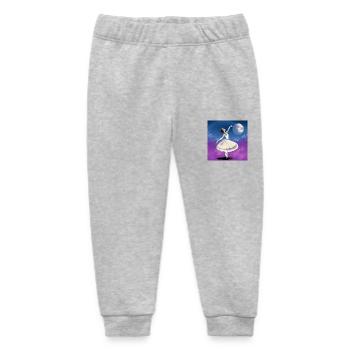 Zehenspitze - Baby Organic Jogginghose Baby Tumbler von Stanley/Stella - Grau meliert - Vorne