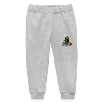 Hacker-Spiel Urbanes Stadtleben Schatten Abstrakt - Baby Organic Jogginghose Baby Tumbler von Stanley/Stella - Grau meliert - Vorne
