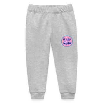 Be kind to your mind - Baby Organic Sweatpants by Stanley/Stella - heather grey - Front
