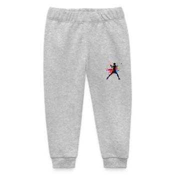 Tennis Player Multicolored - Baby Organic Sweatpants by Stanley/Stella - heather grey - Front