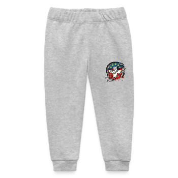 Schweiz gefangene der EU - Baby Organic Jogginghose Baby Tumbler von Stanley/Stella - Grau meliert - Vorne