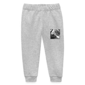 Warten - Baby Organic Jogginghose Baby Tumbler von Stanley/Stella - Grau meliert - Vorne